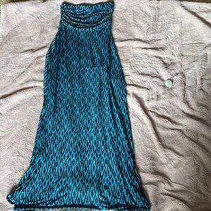 Banana republic maxi strapless dress